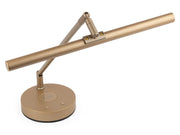 Boston PLM-1000-MS piano LED lamp T-shape with wireless charger in lamp base, brass aluminium housing, incl. PSU