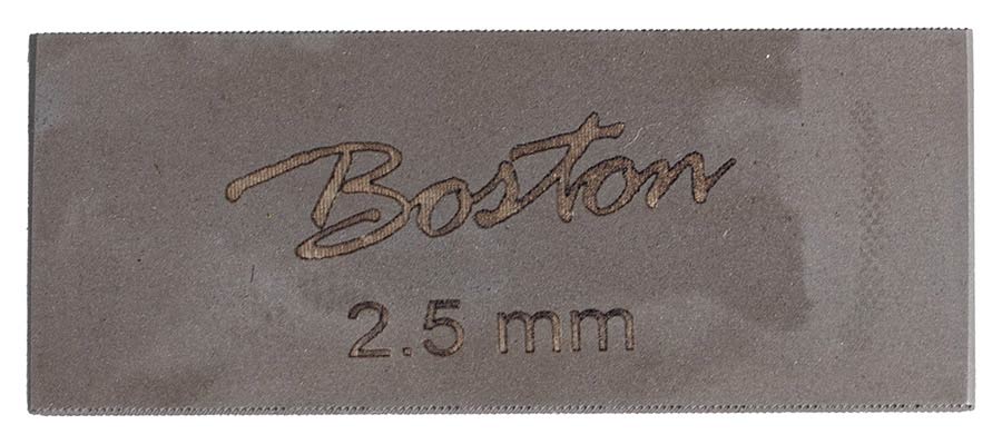 Boston BSSF-25 bridge saddle slot file 5x 2cm - 2.5mm width