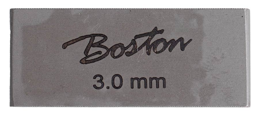 Boston BSSF-30 bridge saddle slot file 5x 2cm - 3.0mm width