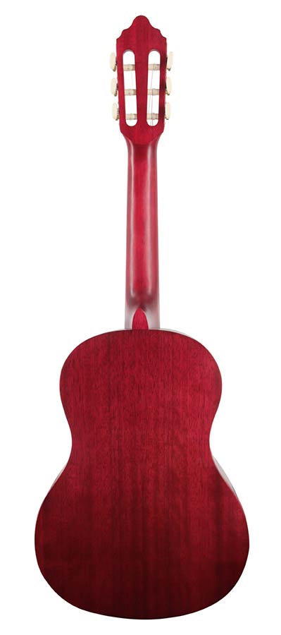 Valencia VC202TWR Klassieke gitaar 1/2 – Transparant wijnrood