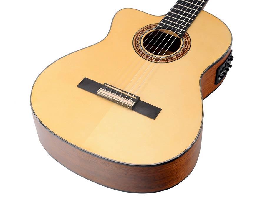 Valencia VC304CEL elektro-akoestische klassieke gitaar 4/4 linkshandig