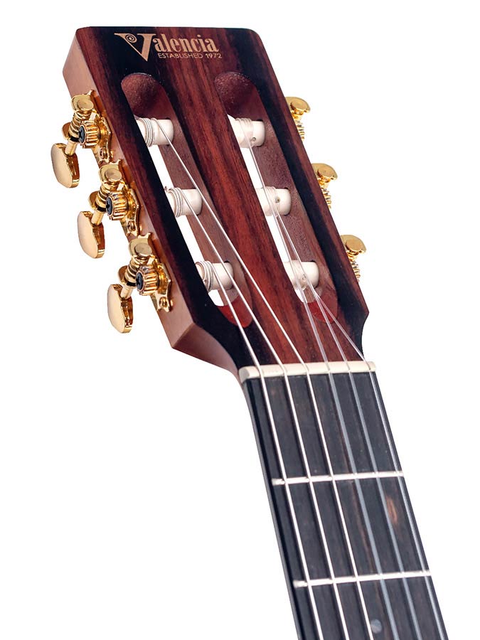 Valencia VA434CSB Klassieke auditoriumgitaar met nylon snaren 4/4 – Classic Sunburst
