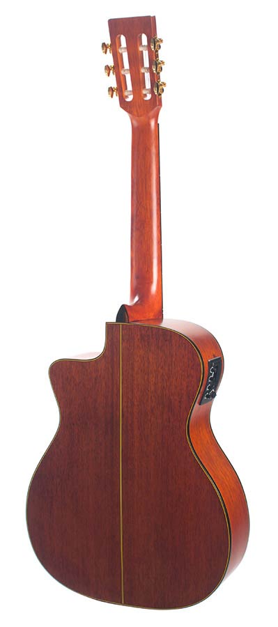 Valencia VA434CE Elektrisch-akoestische nylonsnarige auditoriumgitaar 4/4