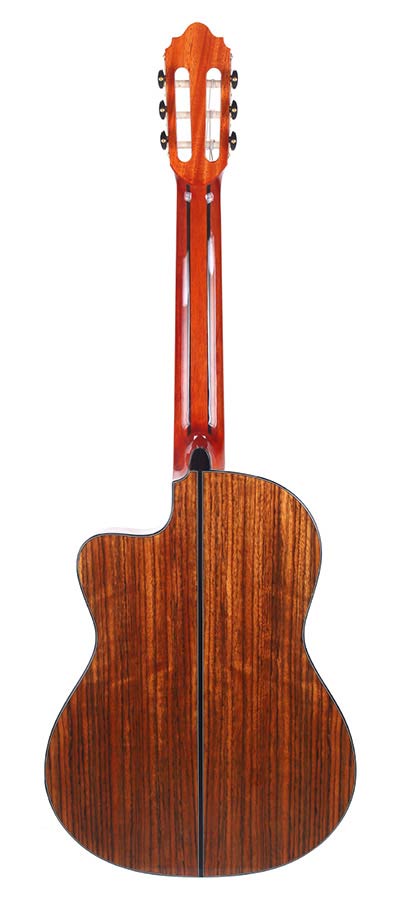 slim body klassieke gitaar 4/4, massief rood ceder bovenblad, mahonie zij- en achterblad, Fishman pickup, ta