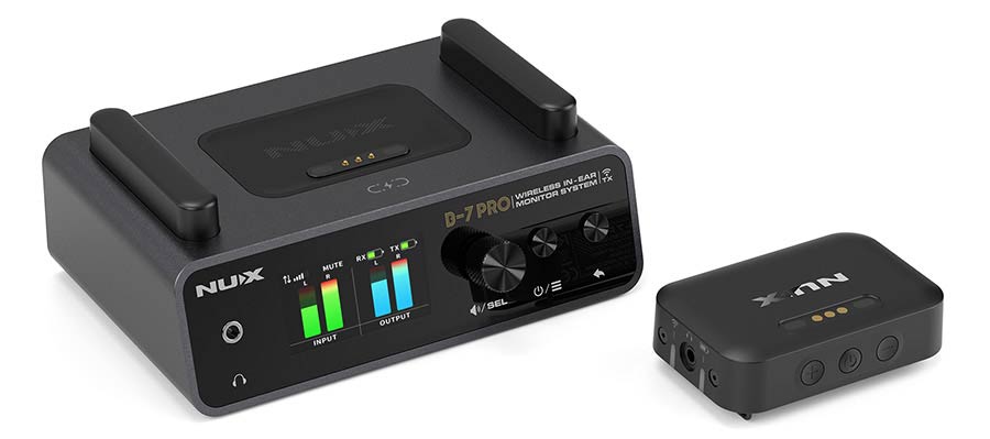 NUX B-7 PRO draadloos In-Ear monitorsysteem met audio-interface en laadstation