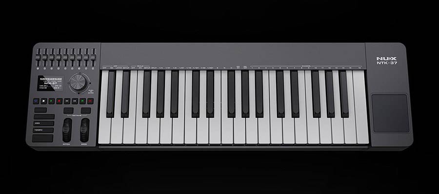 NUX NTK-37 USB-MIDI-keyboardcontroller