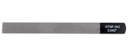 Boston GTNF-042 gauged nut slotting file 0.042" (1.05mm) 150x12mm, 65Mn carbon steel HRC 35-55 hardness
