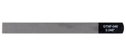 Boston GTNF-046 gauged nut slotting file 0.046" (1.15mm) 150x12mm, 65Mn carbon steel HRC 35-55 hardness