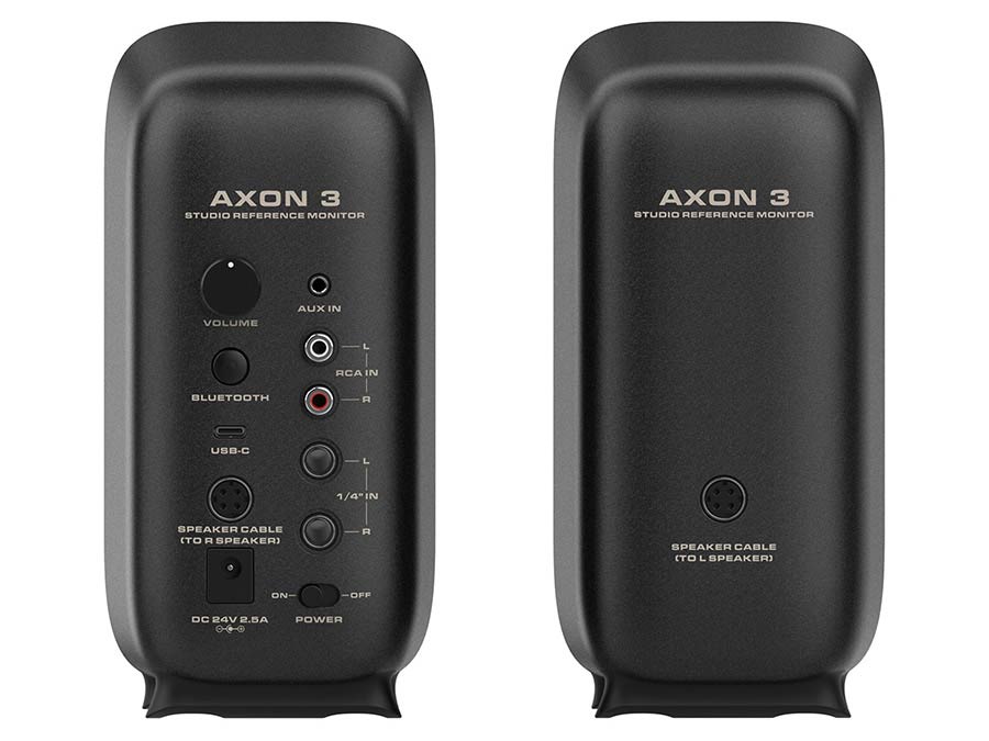 NUX AXON 3 actieve studio monitor set 90 watt met draagtas