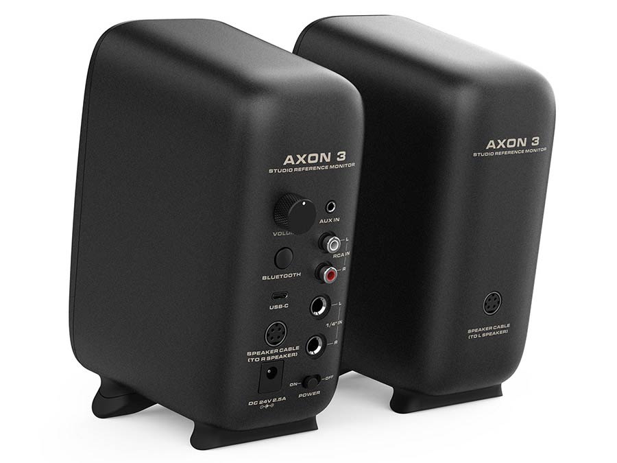 NUX AXON 3 actieve studio monitor set 90 watt met draagtas
