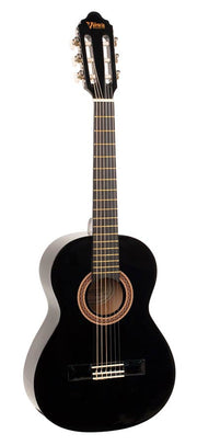 Valencia VC102BK Klassieke gitaar 1/2 – Zwart