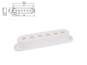 Boston SPC-10-WH pickup cover, Stallion model single coil, 83,0-70,0x17,8x18,0mm, 3 pcs, white