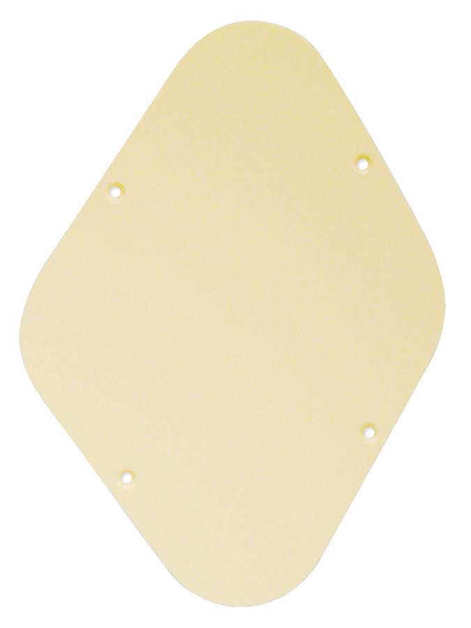 Boston P-102-IV rugplaat, potmeters cavity, ivoor kleurig, 1 ply, LP-model