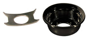 Boston JP-4-B TE-model input cup, with retainer clip, metal, black