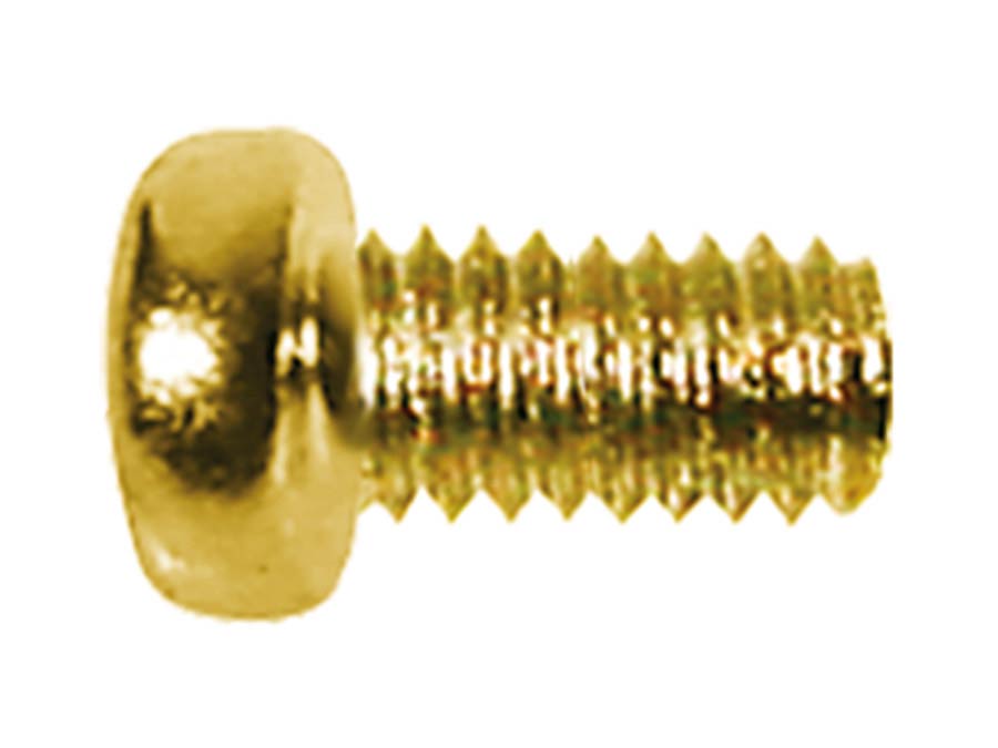 Boston SS-18-G switch bolt, 3,0x 5mm, 12pcs, dome head, metric M3, gold