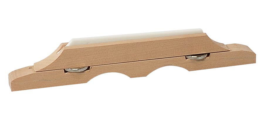 Boston P-230-H brug voor gitaar met staartstuk, hardhout, verstelbaar, plastic kam