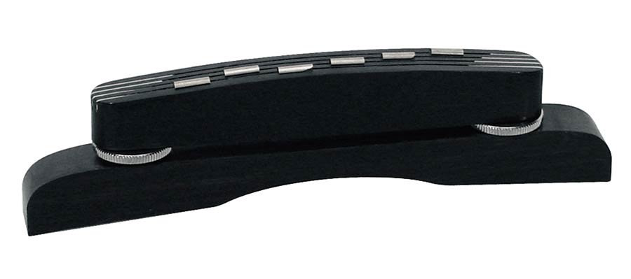 Boston P-103-E brug voor gitaar, ebben, hoogte verstelbaar, adjustable fret kam