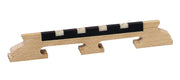 Boston P-1112 brug voor banjo, esdoorn, ebben+galalith kam, voor tenor banjo, hoogte: 1/2"