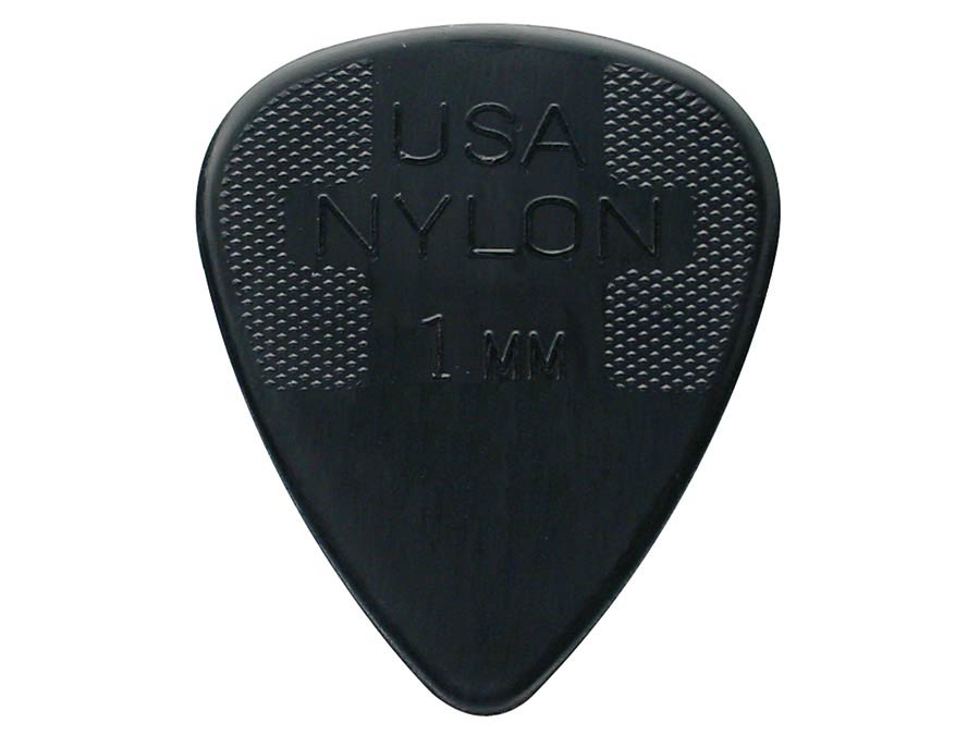 Dunlop 44-R-100 Nylon Standard Plectra 1.00 mm Zwart