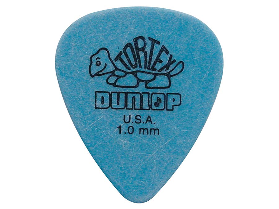 Dunlop 418-R-100 Tortex Standard Plectra 1.00 mm Blauw