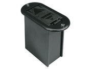 Boston BH-2000 batterij houder, verticaal, zonder schroeven en connector. Voor 9 Volt blok batterij