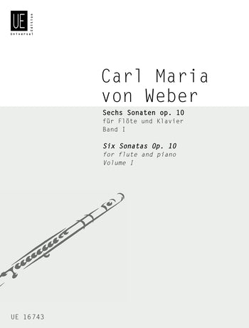 Weber: Sechs Sonaten op. 10 Band 1 (Dwarsfluit, Piano)