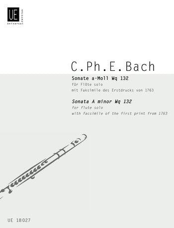 Bach: Sonate a-Moll Wq. 132 (Dwarsfluit)