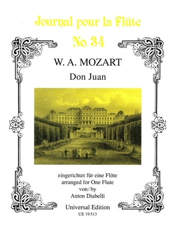 Mozart: Don Juan nach KV 527 Band 34 (Dwarsfluit)