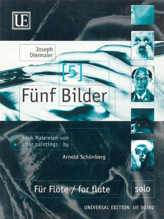 Diermaier: 5 Bilder nach Malereien von Arnold Schönberg (Dwarsfluit)