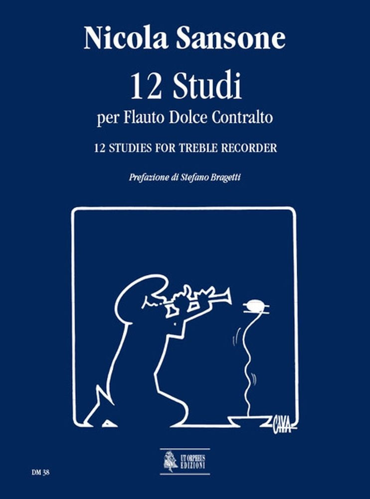Sansone: 12 Studies for Treble Recorder (Altblokfluit)