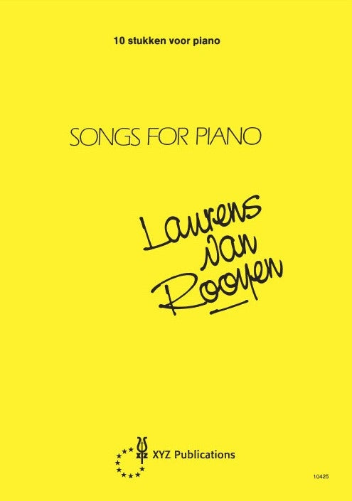 Rooyen: Songs For Piano (Piano) afbeelding 2