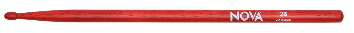 Vic Firth 2BR NOVA drumstokken – houten tip rood