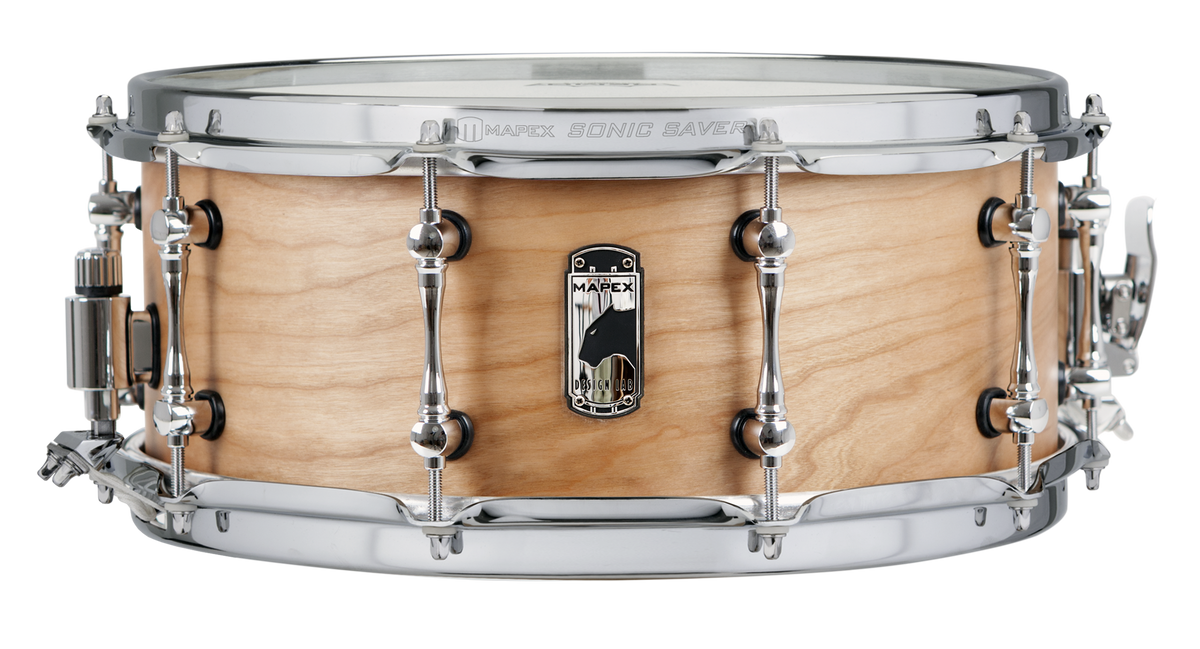 MAPEX BLACK PANTHER DESIGN LAB Snare, 14x6, The Cherry Bomb, Natural Satin