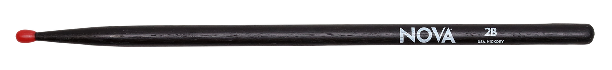 Vic Firth 2BNB NOVA drumstokken – nylon tip zwart