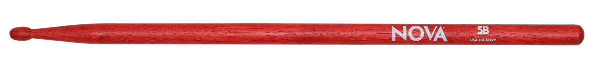 Vic Firth 5BR NOVA drumstokken – houten tip rood