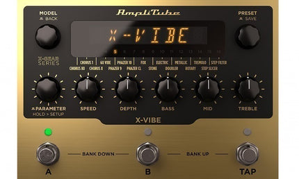IK Multimedia - IKMXGPEDALXVIBE - Boutique, True Stereo Pedal with 16 Modulation Effects