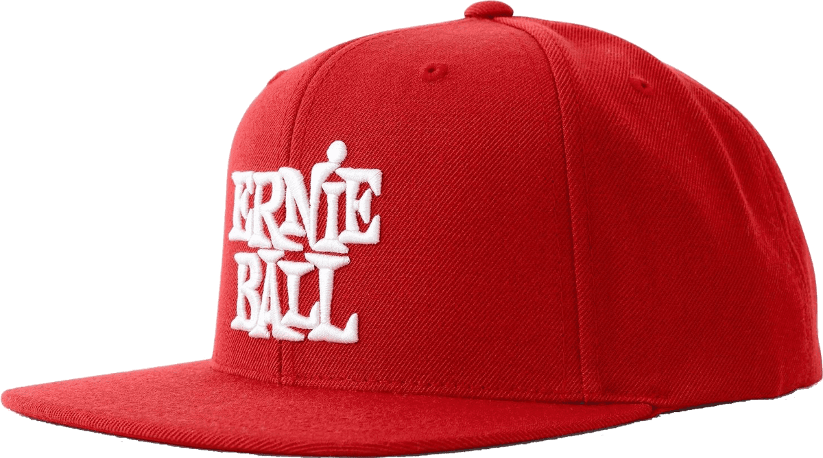 Ernie Ball Rood - Logo Eb Wit