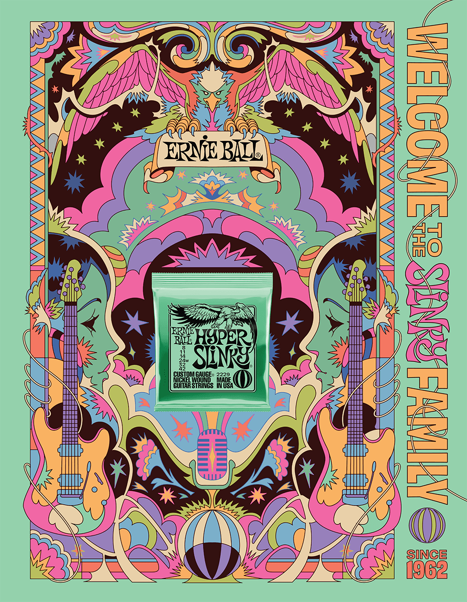 Ernie Ball Poster Ernie Ball Slinky 2022 Format A0 - Hyper