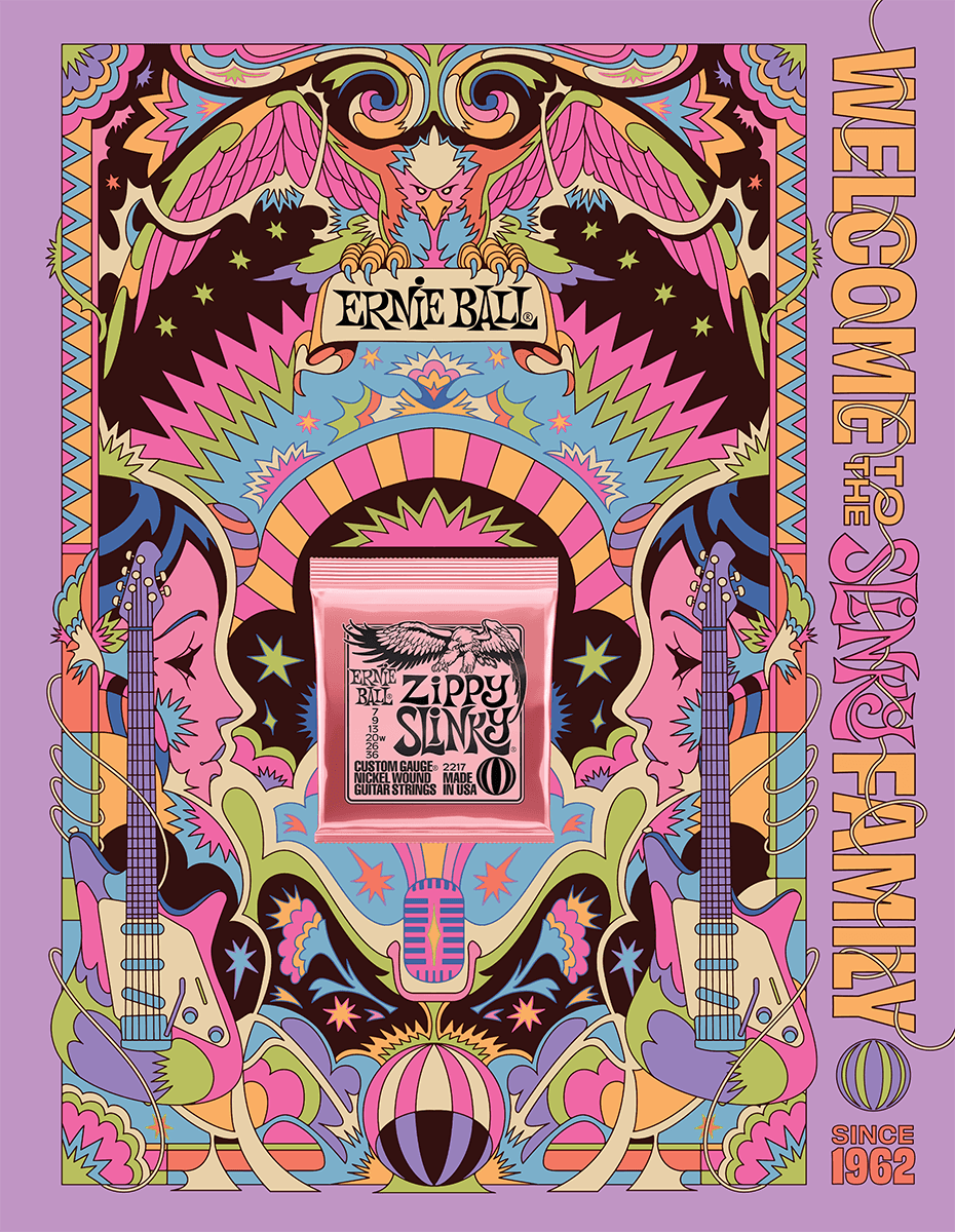 Ernie Ball Poster Ernie Ball Slinky 2022 Format A0 - Zippy