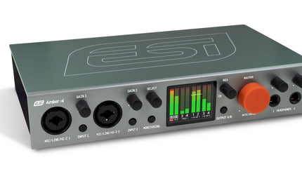 ESI Audio - ESIAMBERI4 - 4in/4out Usb-c Audio Interface with 2x Headphone Out