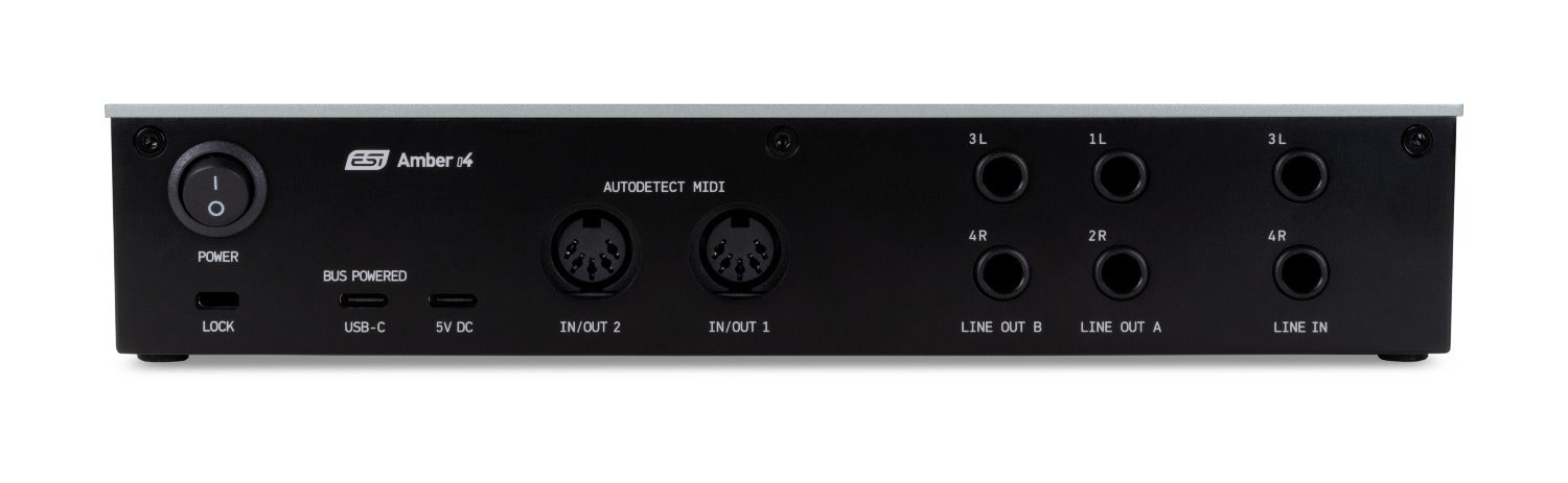 ESI Audio - ESIAMBERI4 - 4in/4out Usb-c Audio Interface with 2x Headphone Out
