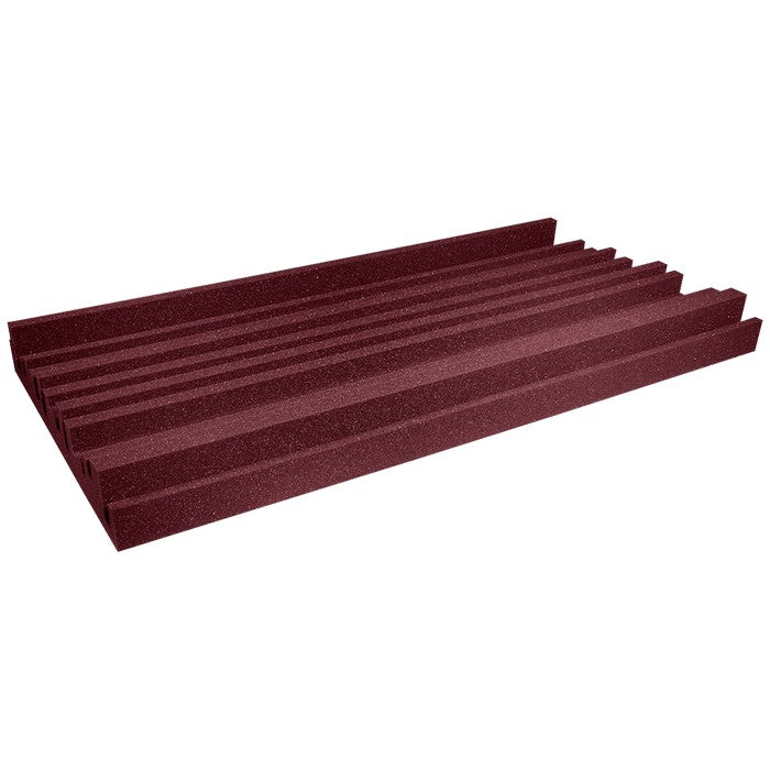 Auralex - Ax4metrobur - Auralex 4 Studiofoam Metro, 4/"x2'x4' Panel, Burgun