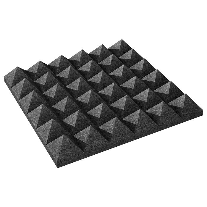 Auralex - Ax4pyr22cha - Auralex 4 Studiofoam Pyramid, 4/"x2'x2' Panel, Char