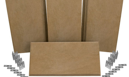Auralex - Axppk1_ss_tan - Auralex Propanel Prokit 1 7-B224, 4-M224, Mounting Hardware, Suede Tan