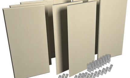 Auralex - Axppk1_sst - Auralex Propanel Prokit 1 7-B224, 4-M224, Mounting Hardware, Sandstone