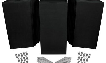 Auralex - Axppk2_obs - Auralex Propanel Prokit 2 12-B224, 6-M224, Mounting Hardware, Obsidian