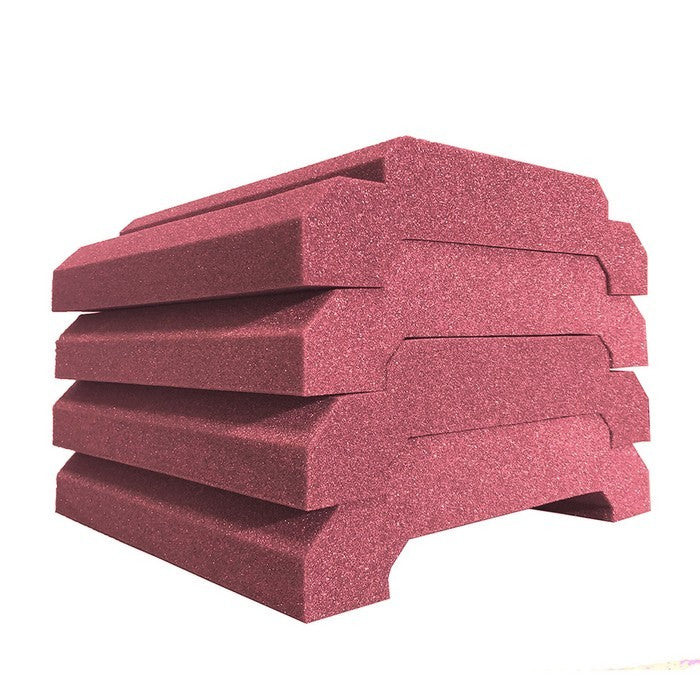 Auralex - Axroyale11bur10pk - Auralex Wavecave Royale 2 Inch Absorber with Airgap, 10-Pack 10 - 30x30cm, Burgundy