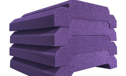 Auralex - Axroyale11pur10pk - Auralex Wavecave Royale 2 Inch Absorber with Airgap, 10-Pack 10 - 30x30cm, Purple