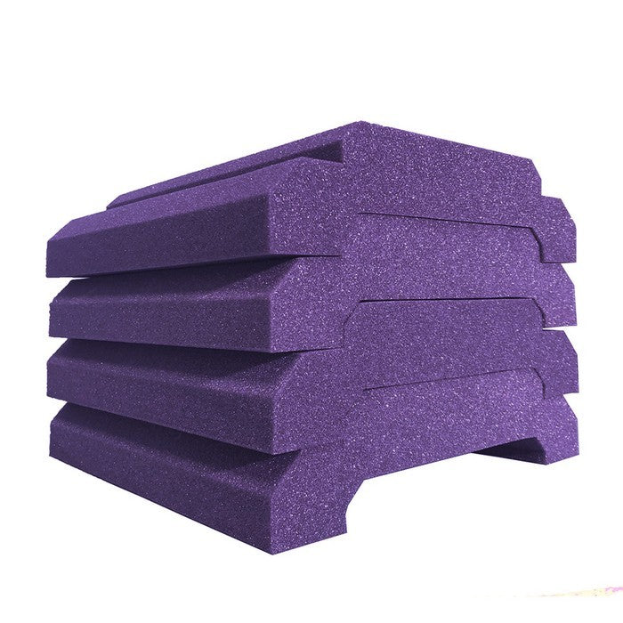Auralex - Axroyale11pur10pk - Auralex Wavecave Royale 2 Inch Absorber with Airgap, 10-Pack 10 - 30x30cm, Purple