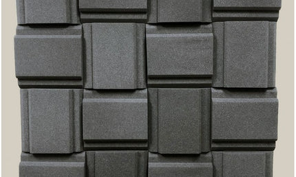 Auralex - Axroyaleparqcha - Auralex Wavecave Royale Parquet Array Kit 16 - 30x30cm Panels, Charcoal